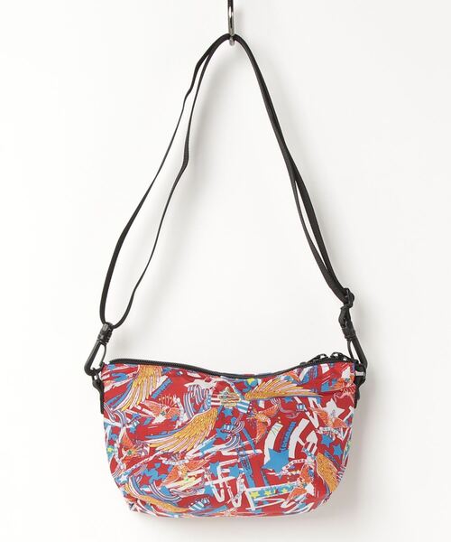 ALDIES（アールディーズ）の「Eagle’s Pattern Mini Shoulder / イーグルスパターンミニショルダー（ショルダーバッグ・メンズ・レッド/ブラック・FREE）」の14枚目の写真