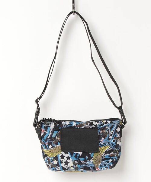 ALDIES（アールディーズ）の「Eagle’s Pattern Mini Shoulder / イーグルスパターンミニショルダー（ショルダーバッグ・メンズ・レッド/ブラック・FREE）」の8枚目の写真