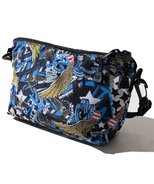 ALDIES（アールディーズ）の「Eagle’s Pattern Mini Shoulder / イーグルスパターンミニショルダー（ショルダーバッグ・メンズ・レッド/ブラック・FREE）」の3枚目の写真