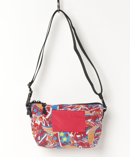 ALDIES（アールディーズ）の「Eagle’s Pattern Mini Shoulder / イーグルスパターンミニショルダー（ショルダーバッグ・メンズ・レッド/ブラック・FREE）」の15枚目の写真