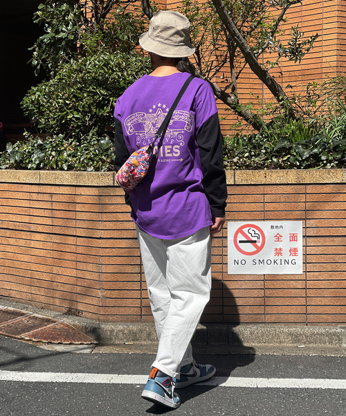 ALDIES（アールディーズ）の「Eagle’s Pattern Mini Shoulder / イーグルスパターンミニショルダー（ショルダーバッグ・メンズ・レッド/ブラック・FREE）」の20枚目の写真