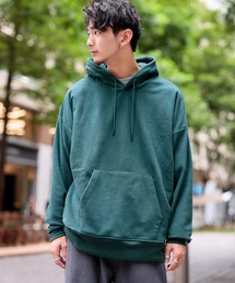 Beno | マイクロフリース リラックスオーバーシルエット プルオーバーパーカー(パーカー)