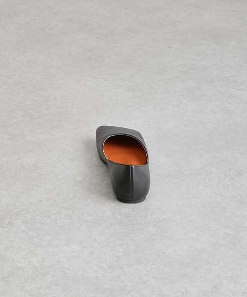 COLLAGE GALLARDAGALANTE（コラージュガリャルダガランテ）の「【OT】スクエアトゥーシューズ/PAPILLONNER/パピヨネ（バレエシューズ・レディース・アイボリー/ブラック・38/36/37）」の17枚目の写真