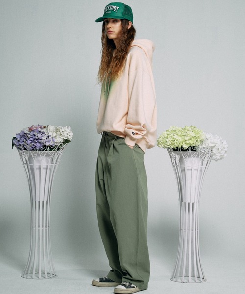 SCULPTOR（スカルプター）の「Colour Logo Hoodie/カラーロゴフーディー（パーカー・レディース・ブラック/オレンジ系その他/ホワイト系その他/ミント/ピンク・MEDIUM/LARGE）」の8枚目の写真