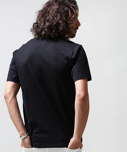 NANO universe（ナノユニバース）の「AntiSoaked(R) C/R Vneck T（Tシャツ/カットソー・メンズ・ホワイト/ブラック/ブルー/ネイビー・SMALL/LARGE/X-LARGE/MEDIUM）」の6枚目の写真