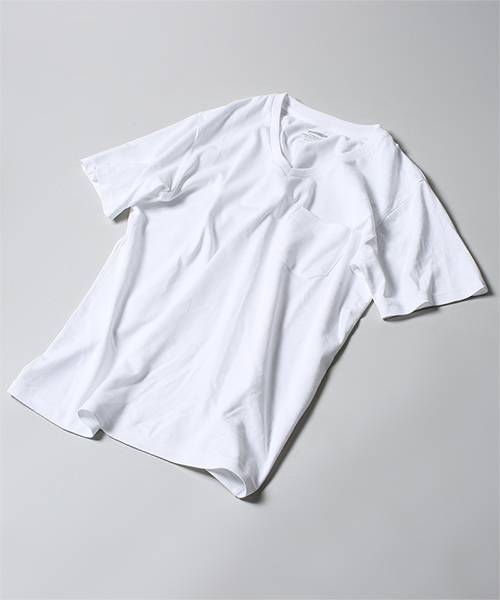 NANO universe（ナノユニバース）の「AntiSoaked(R) C/R Vneck T（Tシャツ/カットソー・メンズ・ホワイト/ブラック/ブルー/ネイビー・SMALL/LARGE/X-LARGE/MEDIUM）」の12枚目の写真