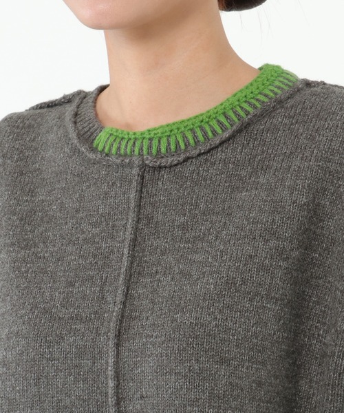 LBC（エルビーシー）の「アシメハンドステッチニットベスト（ベスト・レディース・グレー/ピンク・M）」の15枚目の写真