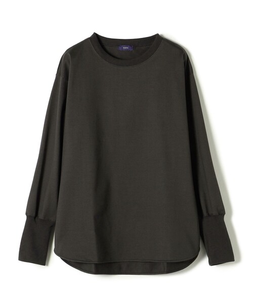 SHIPS(シップス)の「ロング リブ スリーブ カットソー ボーダー / ソリッド(Tシャツ/カットソー・レディース・オフホワイト/ホワイト系その他/ダークグレー/ブラック/ライトグレー/カーキ・ONE SIZE)」の5枚目の写真