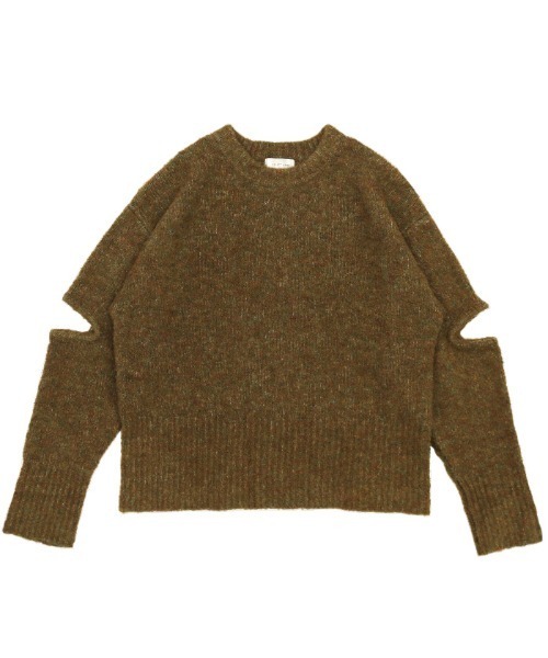 select MOCA（セレクトモカ）の「オープンスリーブブークレーニット（ニット/セーター・レディース・オリーブ/ブルー/チャコール・FREE）」の20枚目の写真