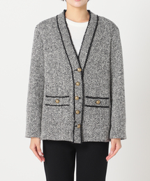 Deuxieme Classe TWEED カーディガンジャケット