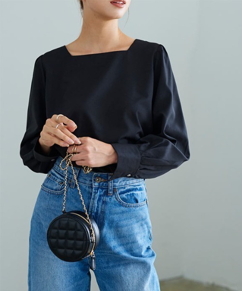 KOBE LETTUCE（コウベレタス）の「選べるデザインブラウス（シャツ/ブラウス・レディース・ブラック/オフホワイト/ホワイト系1/ネイビー系1/ネイビー/ブルー系2/ホワイト系/ブラック系/ブラック系1/ブルー系1/ブルー系/ネイビー系/ピンク系1/ピンク/ピンク系2/ブルー系3/ホワイト系2/ピンク系3/ネイビー系2/ブラック系2/ブラック系その他5/ブラック系その他3/ブラック系その他4/ブラック系その他6/ブラック系3/ブルー系4/ホワイト系3/ネイビー系4/ネイビー系3/ブルー系5/ブラック系4/ホワイト系4/ブラック系5/ブラック系6/ブラック系7/ブラック系8/グレー系1/グレー系/グレー/グレー系2/その他2/モカ/ブルー系6/その他/ブルー/ネイビー系5/その他1/ストライプ/ダークネイビー・1/3/2/4/5/6/#3/#4/#6/Ⅱ/Ⅲ/Ⅳ/Ⅵ/#2）」の13枚目の写真