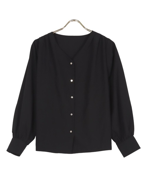 KOBE LETTUCE（コウベレタス）の「選べるデザインブラウス（シャツ/ブラウス・レディース・ブラック/オフホワイト/ホワイト系1/ネイビー系1/ネイビー/ブルー系2/ホワイト系/ブラック系/ブラック系1/ブルー系1/ブルー系/ネイビー系/ピンク系1/ピンク/ピンク系2/ブルー系3/ホワイト系2/ピンク系3/ネイビー系2/ブラック系2/ブラック系その他5/ブラック系その他3/ブラック系その他4/ブラック系その他6/ブラック系3/ブルー系4/ホワイト系3/ネイビー系4/ネイビー系3/ブルー系5/ブラック系4/ホワイト系4/ブラック系5/ブラック系6/ブラック系7/ブラック系8/グレー系1/グレー系/グレー/グレー系2/その他2/モカ/ブルー系6/その他/ブルー/ネイビー系5/その他1/ストライプ/ダークネイビー・1/3/2/4/5/6/#3/#4/#6/Ⅱ/Ⅲ/Ⅳ/Ⅵ/#2）」の8枚目の写真