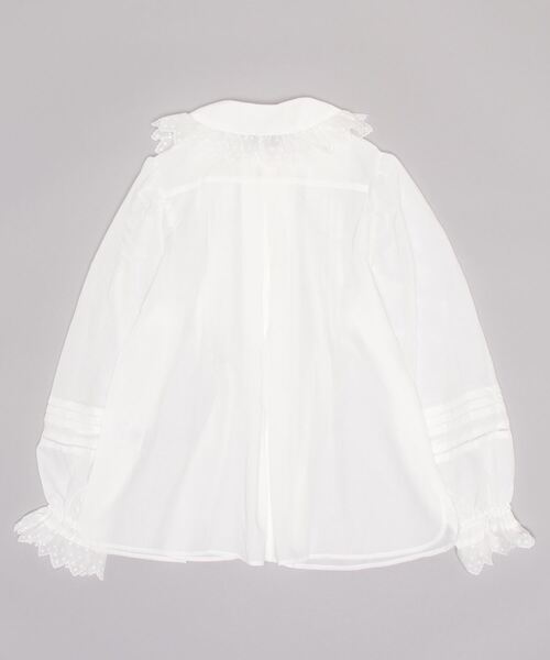 mezzo piano Junior(メゾピアノジュニア)の「フェアリーブラウス(シャツ/ブラウス・キッズ・ホワイト・L/M)」の2枚目の写真