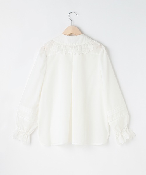 mezzo piano Junior(メゾピアノジュニア)の「フェアリーブラウス(シャツ/ブラウス・キッズ・ホワイト・L/M)」の3枚目の写真