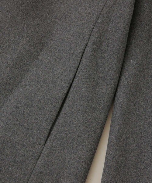 NANO universe（ナノユニバース）の「LB.04/フレキシブルメルトンチェスターコート（チェスターコート・メンズ・ブラック/ライトグレー/モカ・S/M/L/XL）」の11枚目の写真