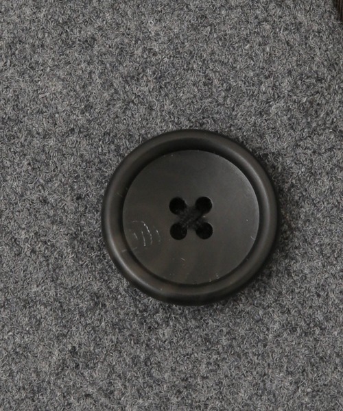 NANO universe（ナノユニバース）の「LB.04/フレキシブルメルトンチェスターコート（チェスターコート・メンズ・ブラック/ライトグレー/モカ・S/M/L/XL）」の14枚目の写真