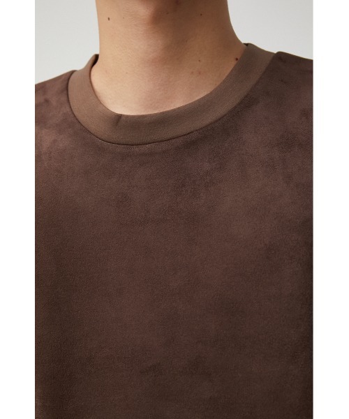 AZUL by moussy(アズールバイマウジー)の「FAUX SUEDE SWICHING PULLOVER/フェイクスエードスウィッチングプルオーバー(スウェット・メンズ・ブラック系その他/ベージュ系その他/ブラウン系その他・LARGE/MEDIUM)」の20枚目の写真