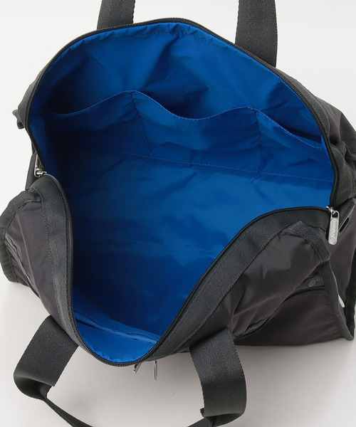LeSportsac(レスポートサック)の「DELUXE MED WEEKENDER サンダー(ボストンバッグ・レディース・グレー・FREE)」の7枚目の写真