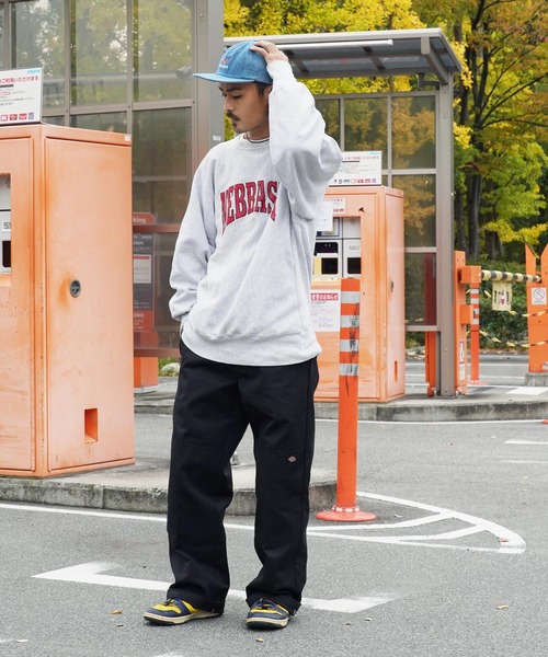 Dickies（ディッキーズ）の「Dickies / ディッキーズ LOOSE FIT DOUBLE KNEE WORK PANTS ルーズフィット ダブルニーパンツ ワークパンツ（チノパンツ・メンズ・チャコールグレー/ブラック/カーキ/シルバー/ダークネイビー・SMALL/MEDIUM/LARGE/X-LARGE）」の9枚目の写真