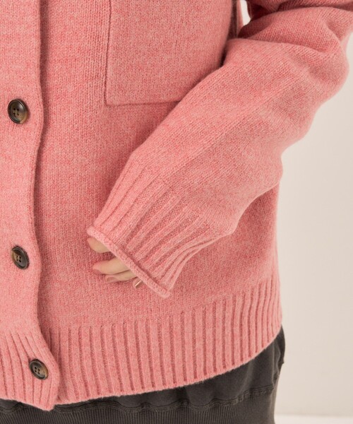 プリーツブリーズピンク ボレロカーディガン FREAK'S STORE（フリークスストア）の「ジャギー ボーダー