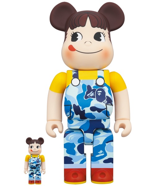 BE@RBRICK - BE＠RBRICK  BAPE(R) × ペコちゃん 100% & 400% BE@RBRICK（ベアブリック）の「BE@RBRICK BAPE(R) ペコちゃん 100