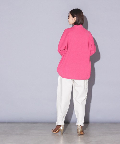 hunch（ハンチ）の「【静電気防止】ドルマンオーバータートルニット（ニット/セーター・レディース・ブラウン/ブラック/ピンク・FREE）」の10枚目の写真