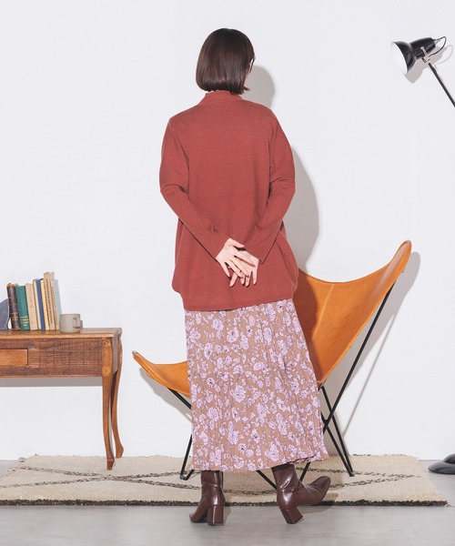 hunch（ハンチ）の「【静電気防止】ドルマンオーバータートルニット（ニット/セーター・レディース・ブラウン/ブラック/ピンク・FREE）」の9枚目の写真