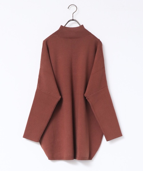 hunch（ハンチ）の「【静電気防止】ドルマンオーバータートルニット（ニット/セーター・レディース・ブラウン/ブラック/ピンク・FREE）」の16枚目の写真