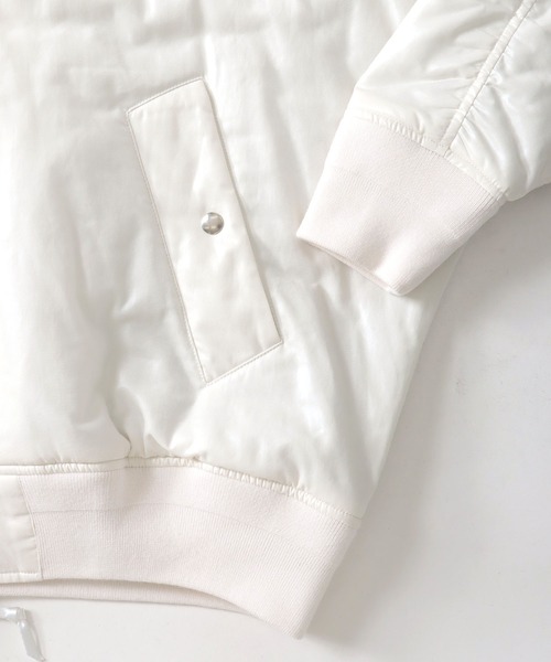 DRESSLAVE（ドレスレイブ）の「padding over size MA-1(中綿オーバーサイズMA-1)（MA-1・レディース・ブラック/ホワイト・38）」の20枚目の写真