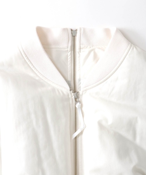 DRESSLAVE（ドレスレイブ）の「padding over size MA-1(中綿オーバーサイズMA-1)（MA-1・レディース・ブラック/ホワイト・38）」の18枚目の写真