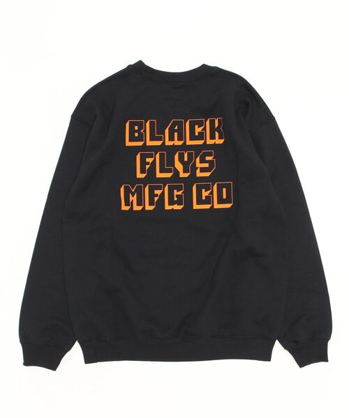 BLACK FLYS(ブラックフライズ)の「【BLACK FLYS】BMF CREW SWEAT(スウェット・メンズ・ブラック/グレー・LARGE/X-LARGE/MEDIUM/SMALL)」の3枚目の写真