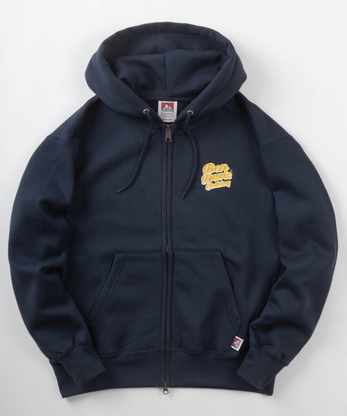 BEN DAVIS（ベンデイビス）の「【BEN DAVIS/ベンデイビス】ブランドネーム刺繍  グラフィックバックプリント ジップパーカー/ バックプリント ジップフーディー/ビッグシルエット/ヘビーウェイト/裏起毛（パーカー・レディース・カモフラージュ/ネイビー/グレー/ブラック・M/L/XL）」の7枚目の写真