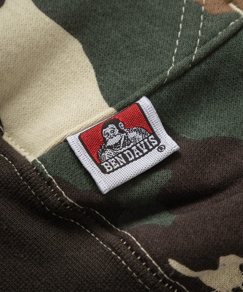 BEN DAVIS（ベンデイビス）の「【BEN DAVIS/ベンデイビス】ブランドネーム刺繍  グラフィックバックプリント ジップパーカー/ バックプリント ジップフーディー/ビッグシルエット/ヘビーウェイト/裏起毛（パーカー・レディース・カモフラージュ/ネイビー/グレー/ブラック・M/L/XL）」の12枚目の写真