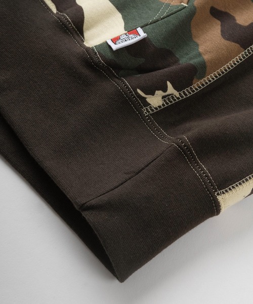 BEN DAVIS（ベンデイビス）の「【BEN DAVIS/ベンデイビス】ブランドネーム刺繍  グラフィックバックプリント ジップパーカー/ バックプリント ジップフーディー/ビッグシルエット/ヘビーウェイト/裏起毛（パーカー・レディース・カモフラージュ/ネイビー/グレー/ブラック・M/L/XL）」の13枚目の写真