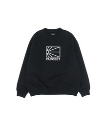 PACCBET (ラスベート)／プルオーバー スウェットシャツ【刺繍ロゴ☆XL】 PACCBET (ラスベート)／プルオーバー スウェットシャツ【刺繍