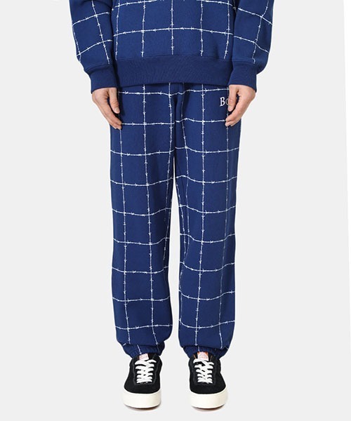 BOTT（ボット）の「BOTT / ボット：Barbwire Sweat Pant：22B-CS7[WAX]（スウェットパンツ・メンズ・ネイビー・L/M）」の5枚目の写真