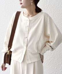 【SHIPS別注】*NUTMEGMILLS:〈UVカット〉 2WAY ドルマン スウェット ◇