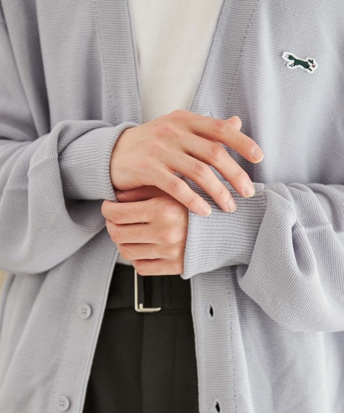 PENNEYS(ぺニーズ)の「∴WEGO/【WEB限定】Penneys別注カーディガン(カーディガン/ボレロ・メンズ・サックスブルー/オフホワイト/ダークオレンジ/ブラック・MEDIUM/LARGE)」の10枚目の写真