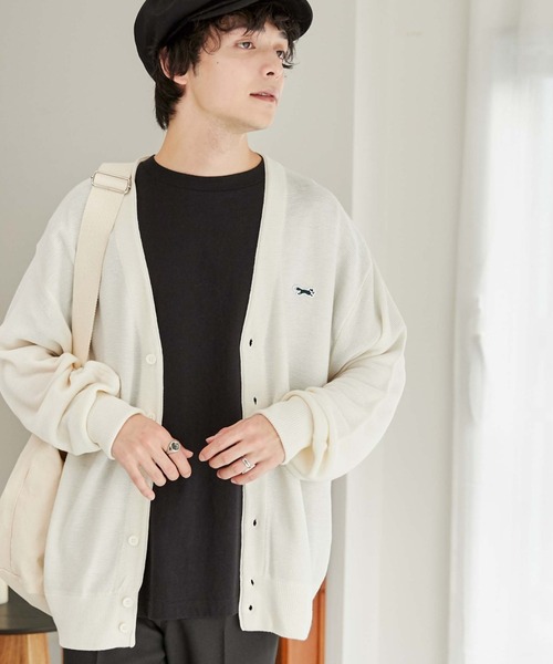 PENNEYS(ぺニーズ)の「∴WEGO/【WEB限定】Penneys別注カーディガン(カーディガン/ボレロ・メンズ・サックスブルー/オフホワイト/ダークオレンジ/ブラック・MEDIUM/LARGE)」の13枚目の写真