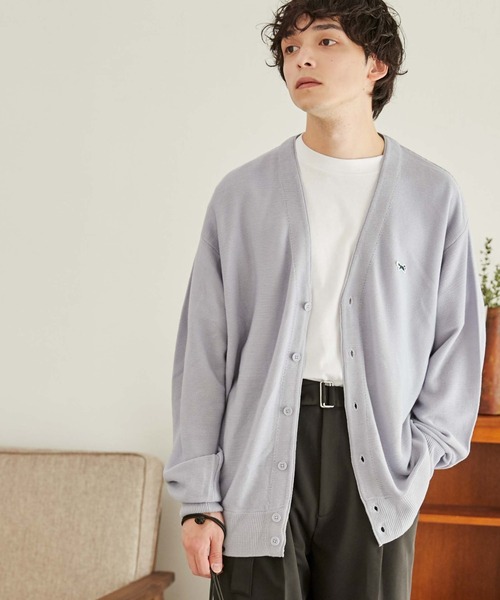 PENNEYS(ぺニーズ)の「∴WEGO/【WEB限定】Penneys別注カーディガン(カーディガン/ボレロ・メンズ・サックスブルー/オフホワイト/ダークオレンジ/ブラック・MEDIUM/LARGE)」の18枚目の写真