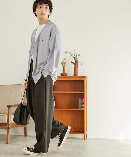 PENNEYS(ぺニーズ)の「∴WEGO/【WEB限定】Penneys別注カーディガン(カーディガン/ボレロ・メンズ・サックスブルー/オフホワイト/ダークオレンジ/ブラック・MEDIUM/LARGE)」の19枚目の写真