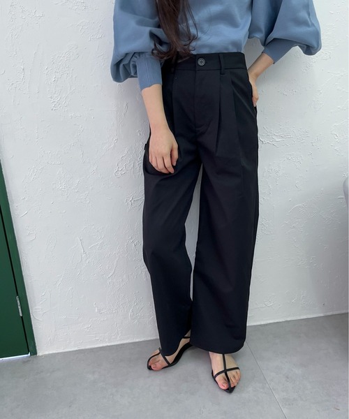 feepur(フェピュール)の「ツータックペインターパンツ(その他パンツ・レディース・ベージュ/ブラック・MEDIUM/SMALL)」の10枚目の写真