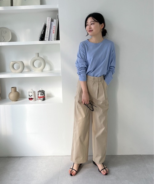 feepur(フェピュール)の「ツータックペインターパンツ(その他パンツ・レディース・ベージュ/ブラック・MEDIUM/SMALL)」の11枚目の写真