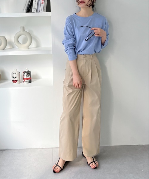 feepur(フェピュール)の「ツータックペインターパンツ(その他パンツ・レディース・ベージュ/ブラック・MEDIUM/SMALL)」の12枚目の写真