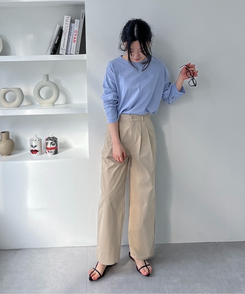 feepur(フェピュール)の「ツータックペインターパンツ(その他パンツ・レディース・ベージュ/ブラック・MEDIUM/SMALL)」の13枚目の写真