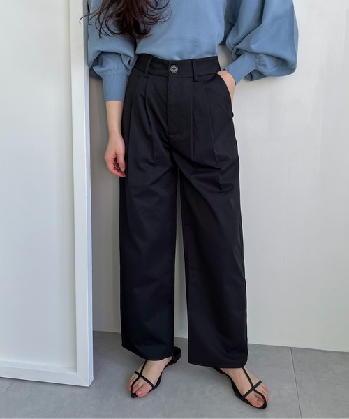 feepur(フェピュール)の「ツータックペインターパンツ(その他パンツ・レディース・ベージュ/ブラック・MEDIUM/SMALL)」の17枚目の写真