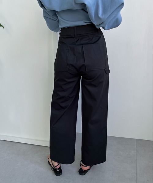 feepur(フェピュール)の「ツータックペインターパンツ(その他パンツ・レディース・ベージュ/ブラック・MEDIUM/SMALL)」の18枚目の写真
