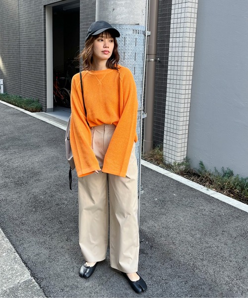 feepur(フェピュール)の「ツータックペインターパンツ(その他パンツ・レディース・ベージュ/ブラック・MEDIUM/SMALL)」の22枚目の写真