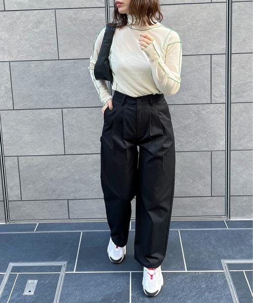 feepur(フェピュール)の「ツータックペインターパンツ(その他パンツ・レディース・ベージュ/ブラック・MEDIUM/SMALL)」の21枚目の写真
