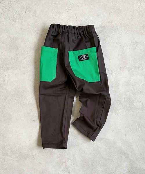 Life Support Products（ライフサポートプロダクツ）の「ツイルタックパンツ(80～150cm)（その他パンツ・キッズ・マスタード/チャコール/ベージュ系その他/グレー系その他/ピンク系その他/ライトピンク/ターコイズブルー・80/90/95/100/110/120/130/140/150）」の2枚目の写真